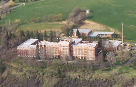 aerial view of Mount St. Michael