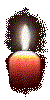flickering candle